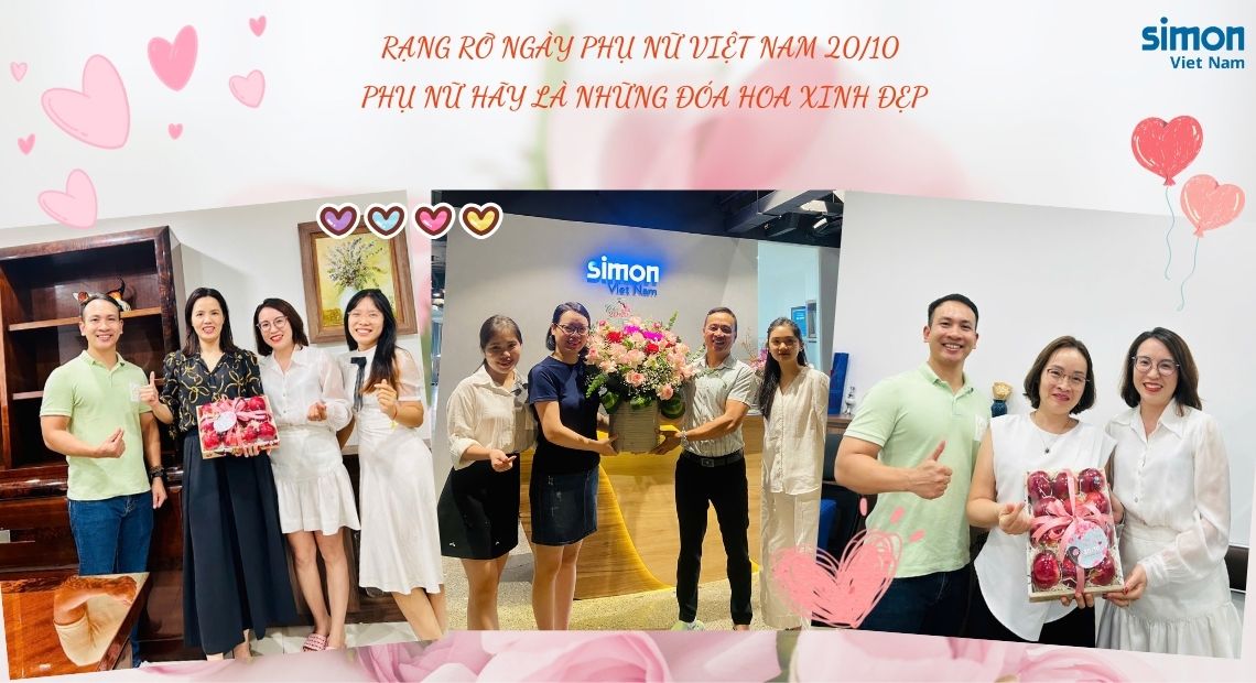ngày phụ nữ việt nam tại SIMON