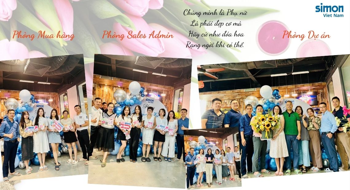ngày phụ nữ việt nam tại SIMON
