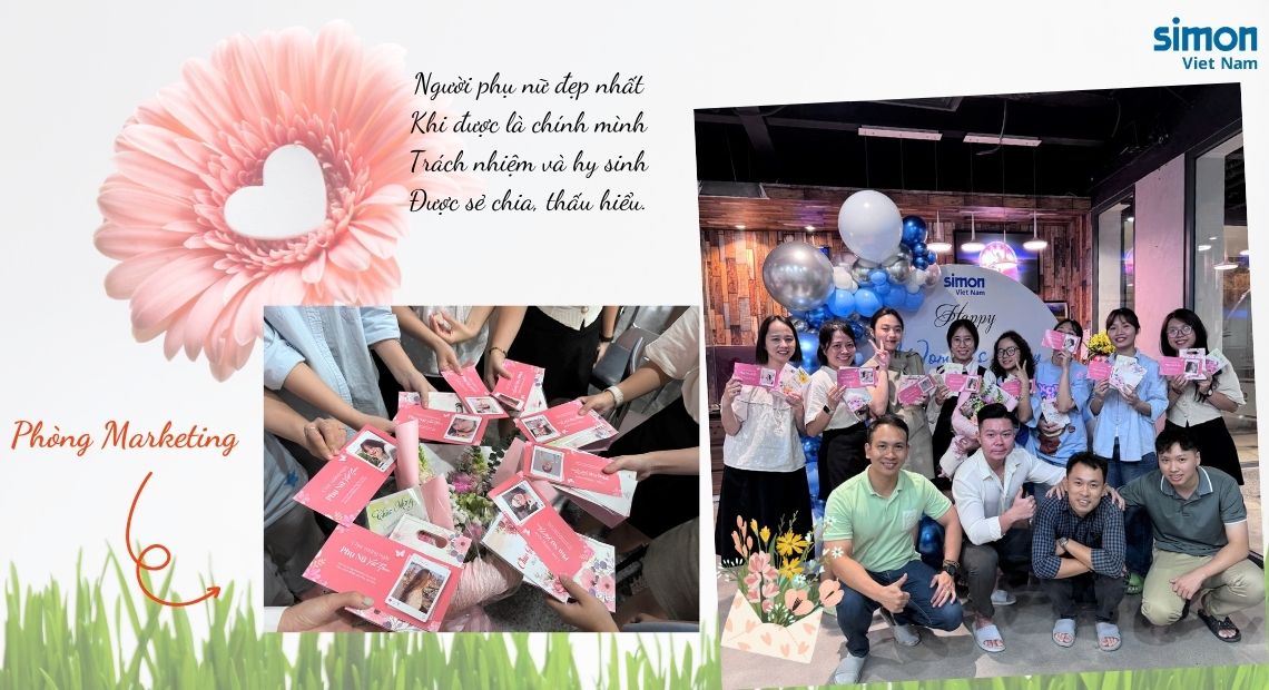 ngày phụ nữ việt nam tại SIMON