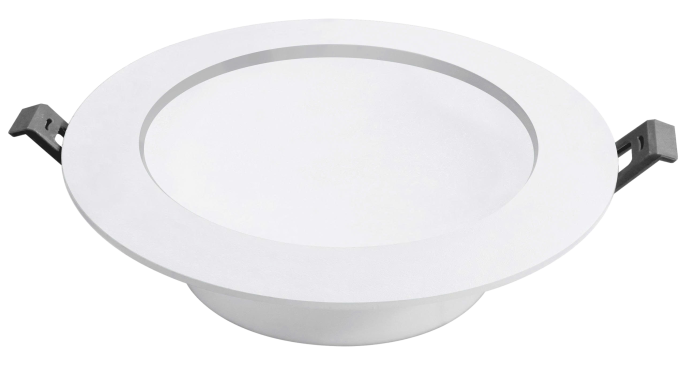 Đèn downlight liền khối viền trắng đơn sắc 