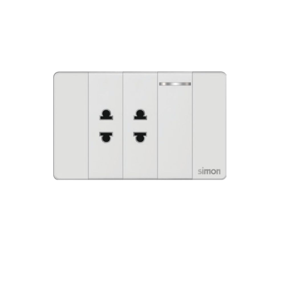 BỘ 2 Ổ ĐƠN 2 CHẤU BỘ 2 Ổ ĐƠN 2 CHẤU + CÔNG TẮC 1 CHIỀU SIZE S